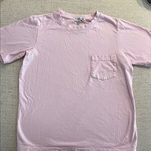Uniqlo JW Anderson Light Pink Pocket Tee